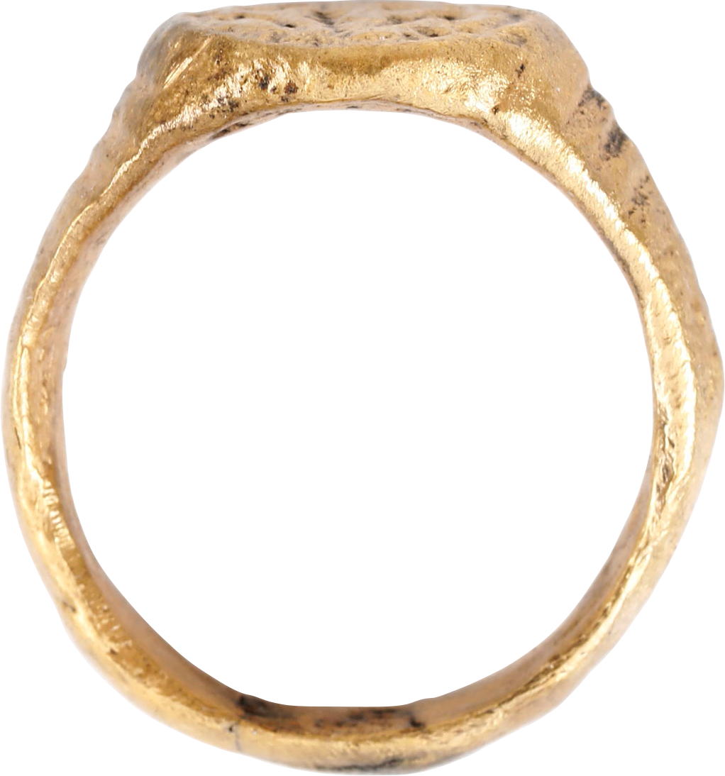 MEDIEVAL EUROPEAN CHRISTIAN RING C.600-900 AD, SIZE 10 1/2 - Fagan Arms