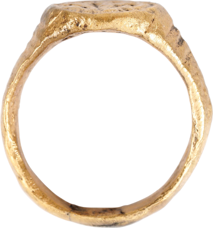 MEDIEVAL EUROPEAN CHRISTIAN RING C.600-900 AD, SIZE 10 1/2 - Fagan Arms