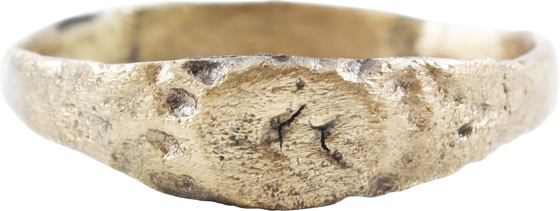 MEDIEVAL WOMAN’S RING, ANGLO-SAXON (ENGLAND) 400-700 AD, SIZE 8 1/4 - Fagan Arms
