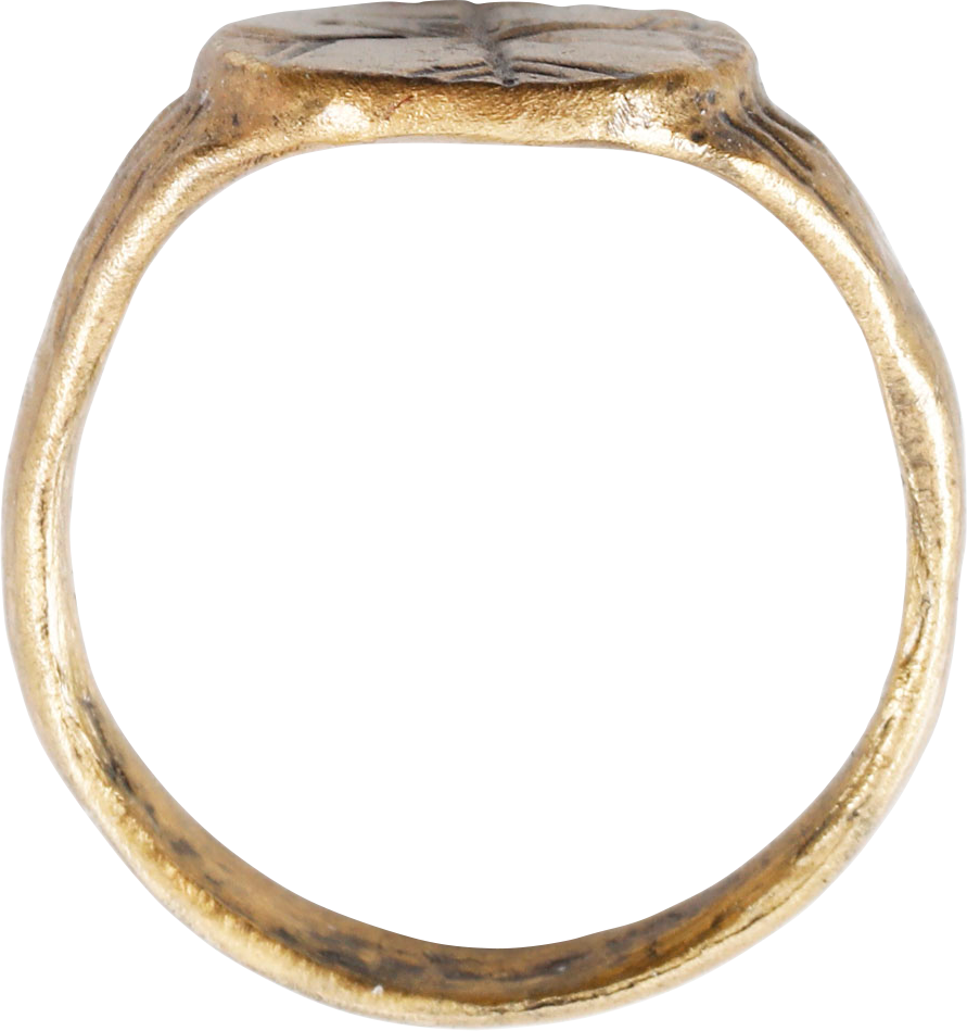 MEDIEVAL EUROPEAN CHRISTIAN RING C.600-900 AD, SIZE 10 ¼ - Fagan Arms