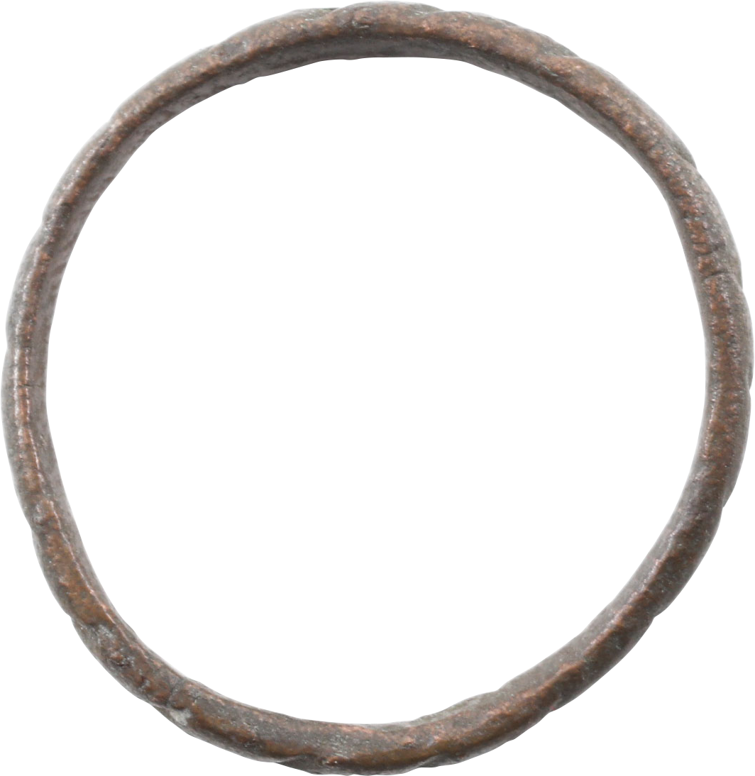 MEDIEVAL EUROPEAN WEDDING RING C.1200-1500 AD, SIZE 9 ¼ - Fagan Arms