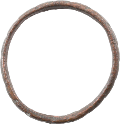 MEDIEVAL EUROPEAN WEDDING RING C.1200-1500 AD, SIZE 9 ¼ - Fagan Arms