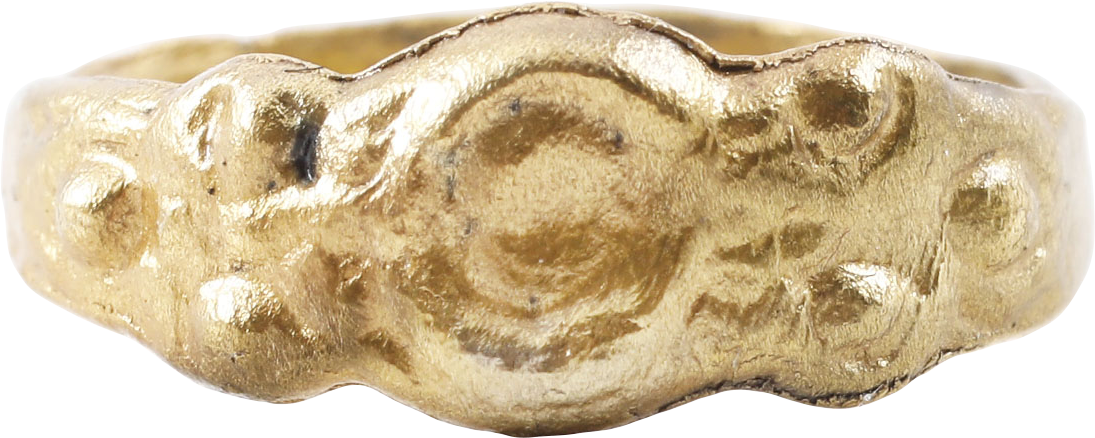 EUROPEAN BETROTHAL RING 16TH-17TH CENTURY, SIZE 7 1/4