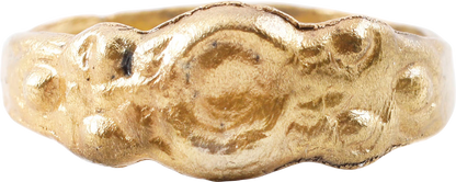 EUROPEAN BETROTHAL RING 16TH-17TH CENTURY, SIZE 7 1/4