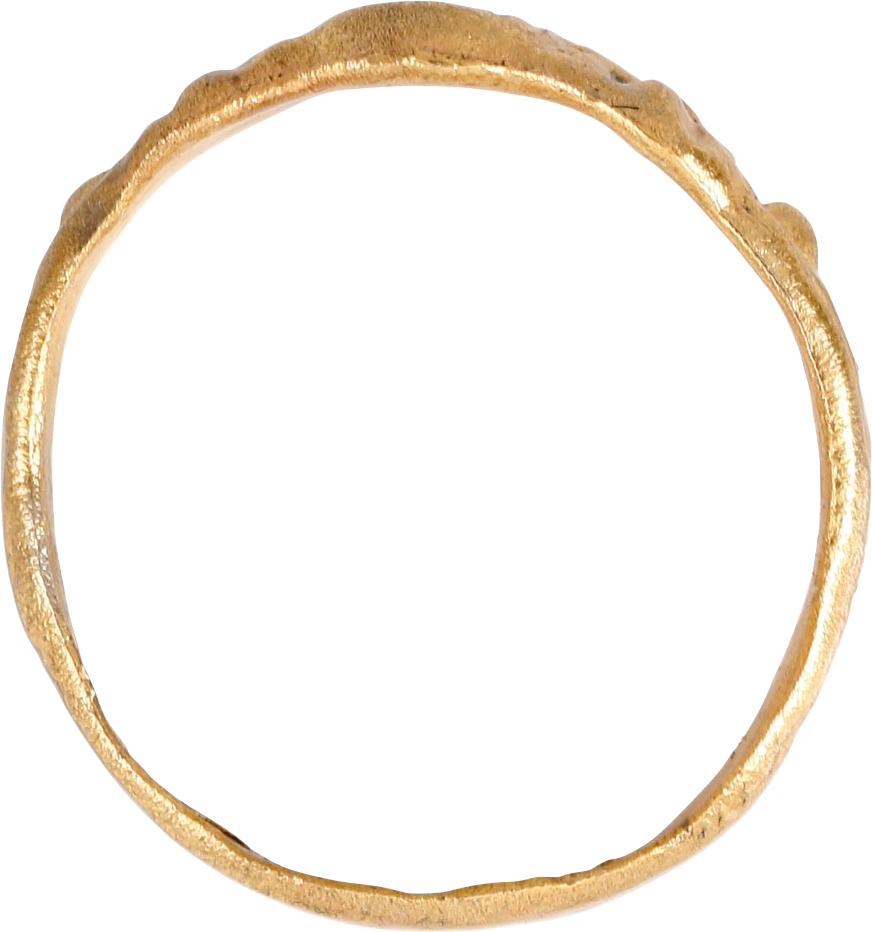 EUROPEAN BETROTHAL RING 16TH-17TH CENTURY, SIZE 7 1/4