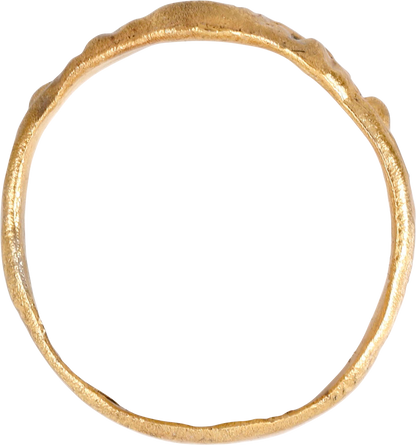 EUROPEAN BETROTHAL RING 16TH-17TH CENTURY, SIZE 7 1/4