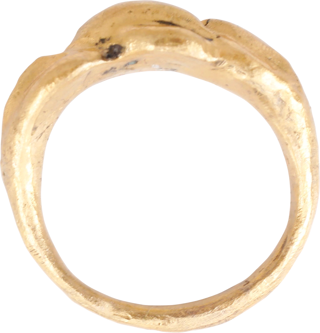 FINE VIKING WARRIOR’S ROPED OR TWIST RING, C.866-1067 AD, SIZE 11