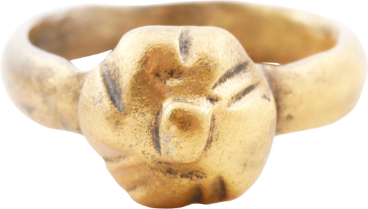 FINE ROMAN PROSTITUTE'S RING, C.100-300 AD, SIZE 4 - Fagan Arms