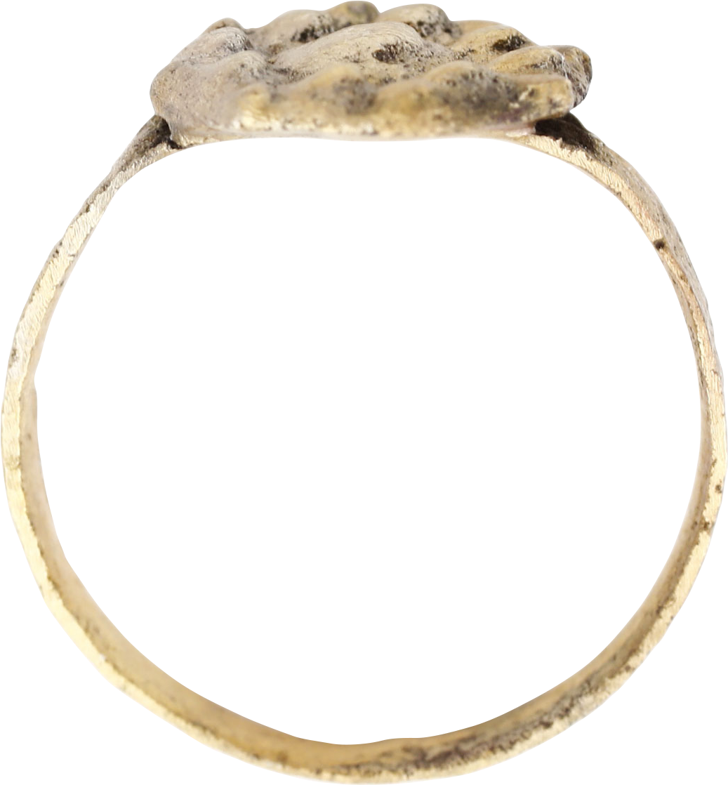 GREAT PLAGUE OF LONDON RING, 17th CENTURY, SIZE 6 1/2