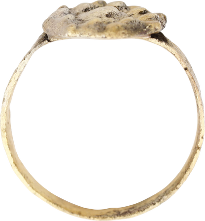 GREAT PLAGUE OF LONDON RING, 17th CENTURY, SIZE 6 1/2