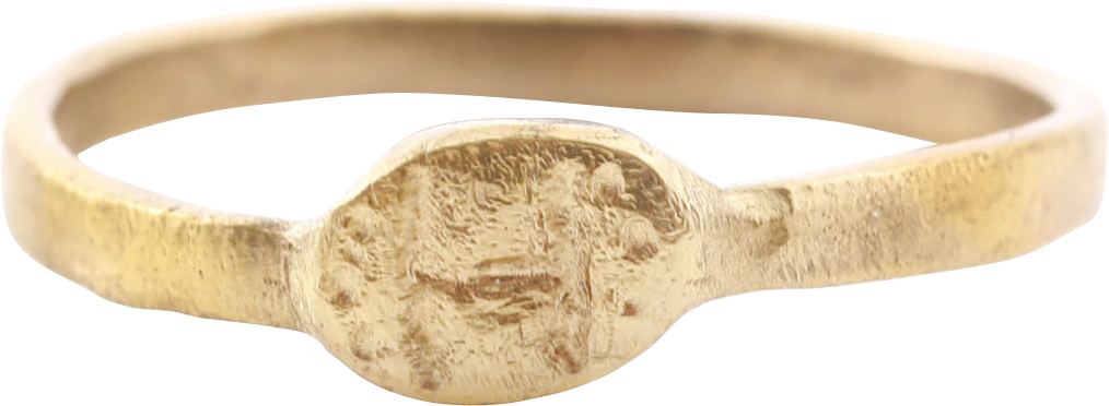 ROMAN CHRISTIAN’S RING 1ST-2ND CENTURY AD, SIZE 7 ¼