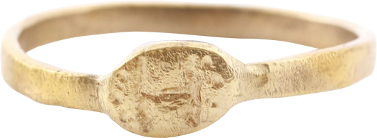 ROMAN CHRISTIAN’S RING 1ST-2ND CENTURY AD, SIZE 7 ¼