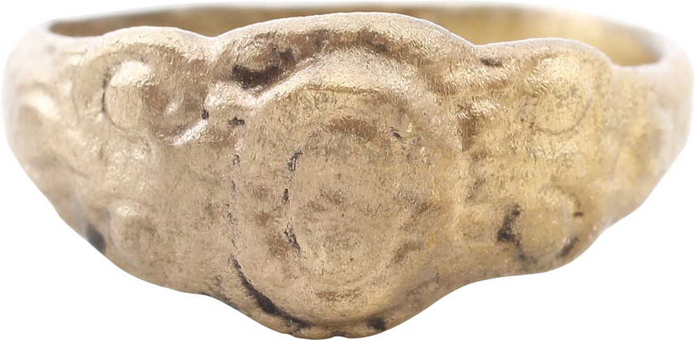 EUROPEAN BETROTHAL RING 16TH-17TH CENTURY, SIZE 7 ¾ - Fagan Arms