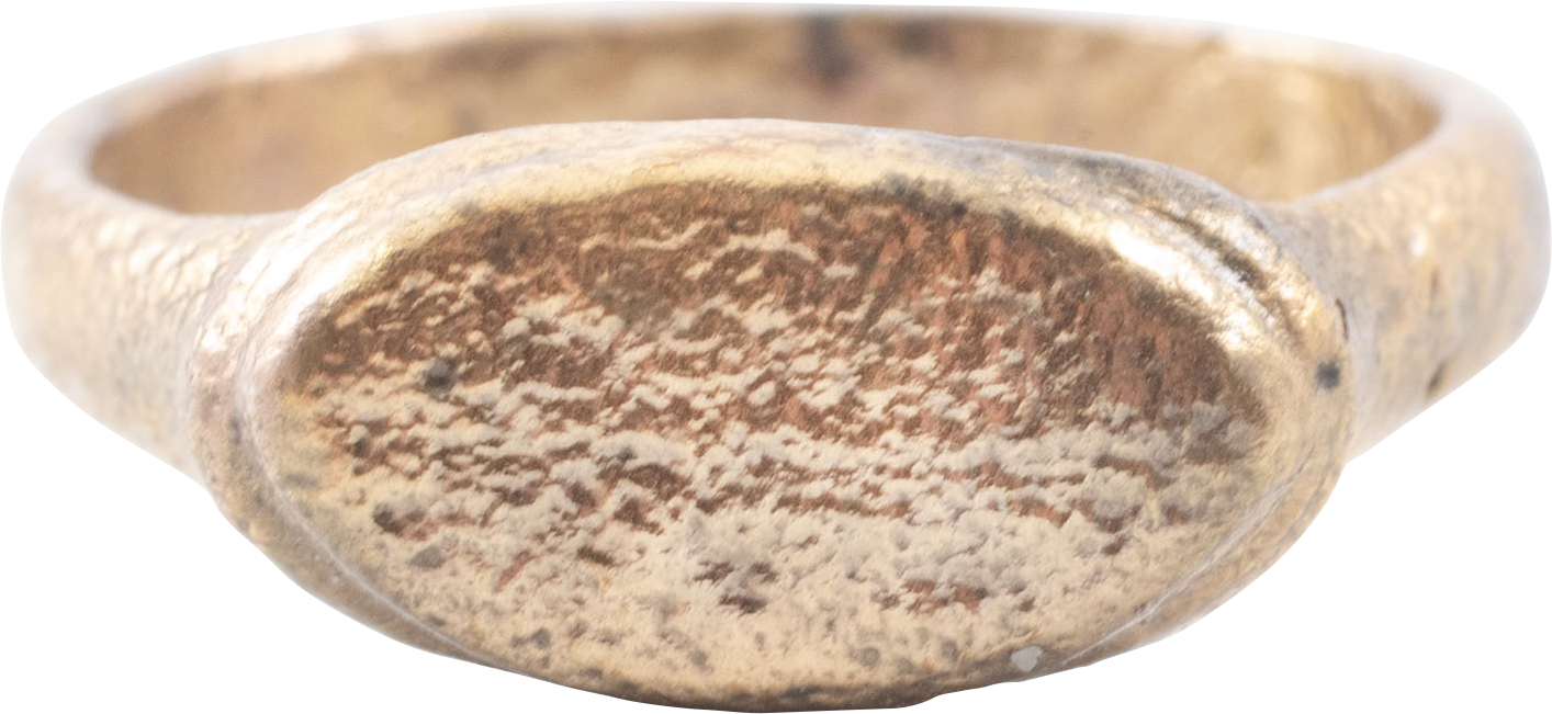 ROMAN SIGNET RING, 100-450 AD, SIZE 7 ¾ - Fagan Arms