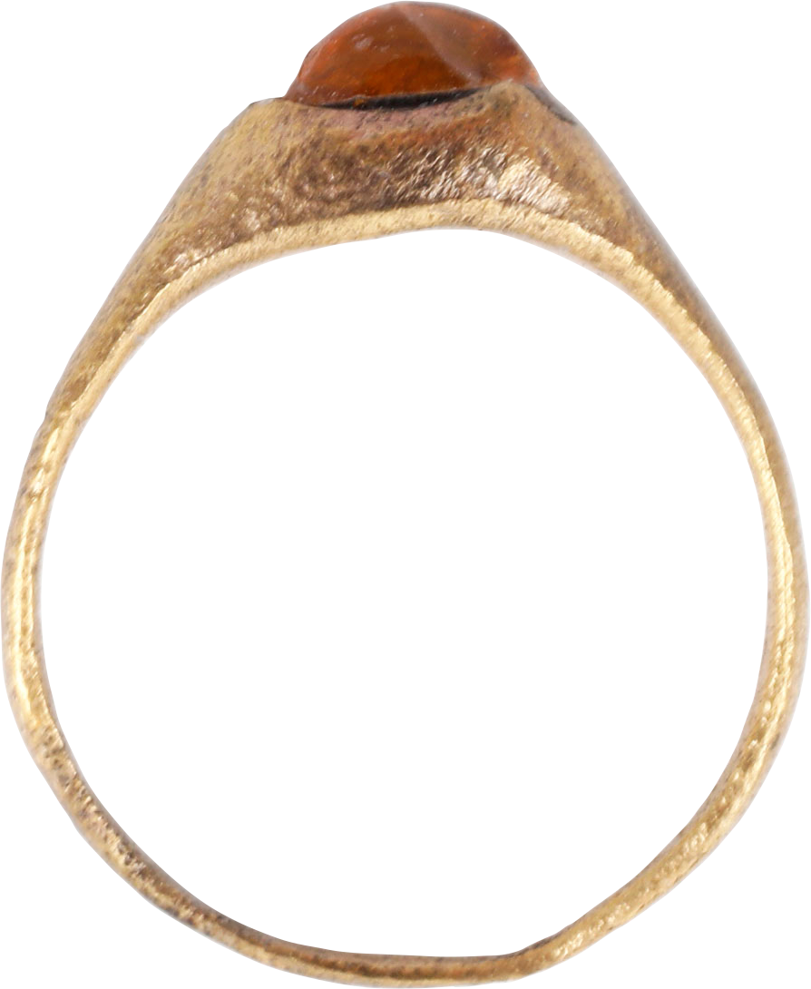 MEDIEVAL EUROPEAN RING, 13TH-14TH CENTURY AD, SIZE 6 1/2