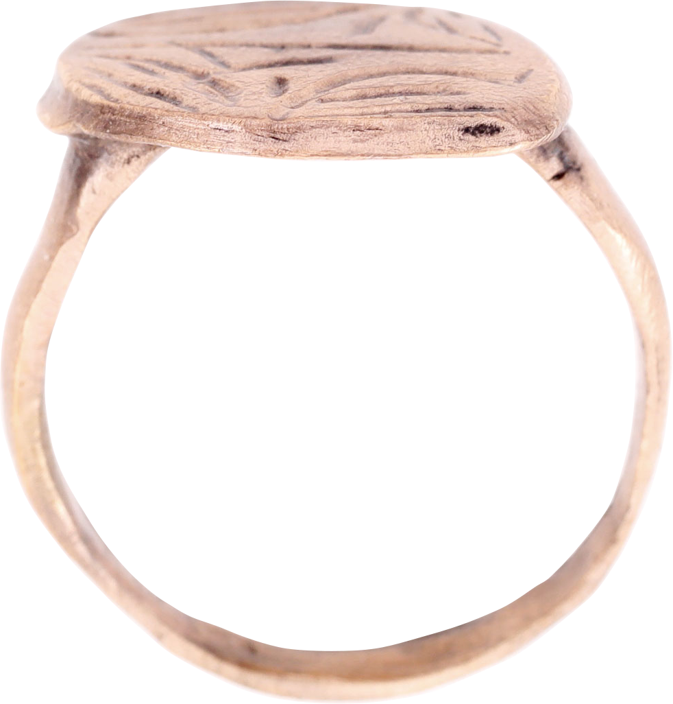 MEDIEVAL EUROPEAN RING 6TH-8TH CENTURY AD, SIZE 10