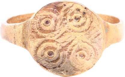 MEDIEVAL ANGLO-SAXON (ENGLISH) RING, SIZE 10 1/2
