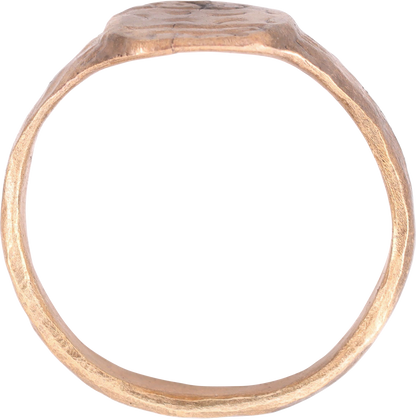MEDIEVAL EUROPEAN RING 12TH-14TH CENTURY, SIZE 9 ½