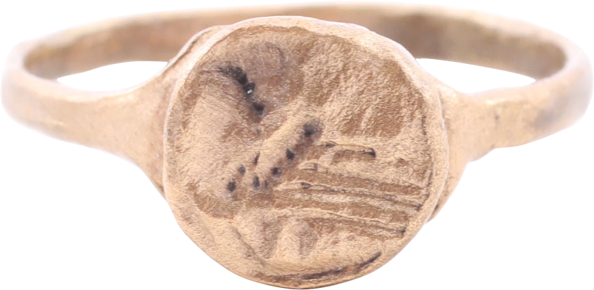 ROMEN INTAGLIO RING C.100BC-100AD, SIZE 11 ¼ - Fagan Arms