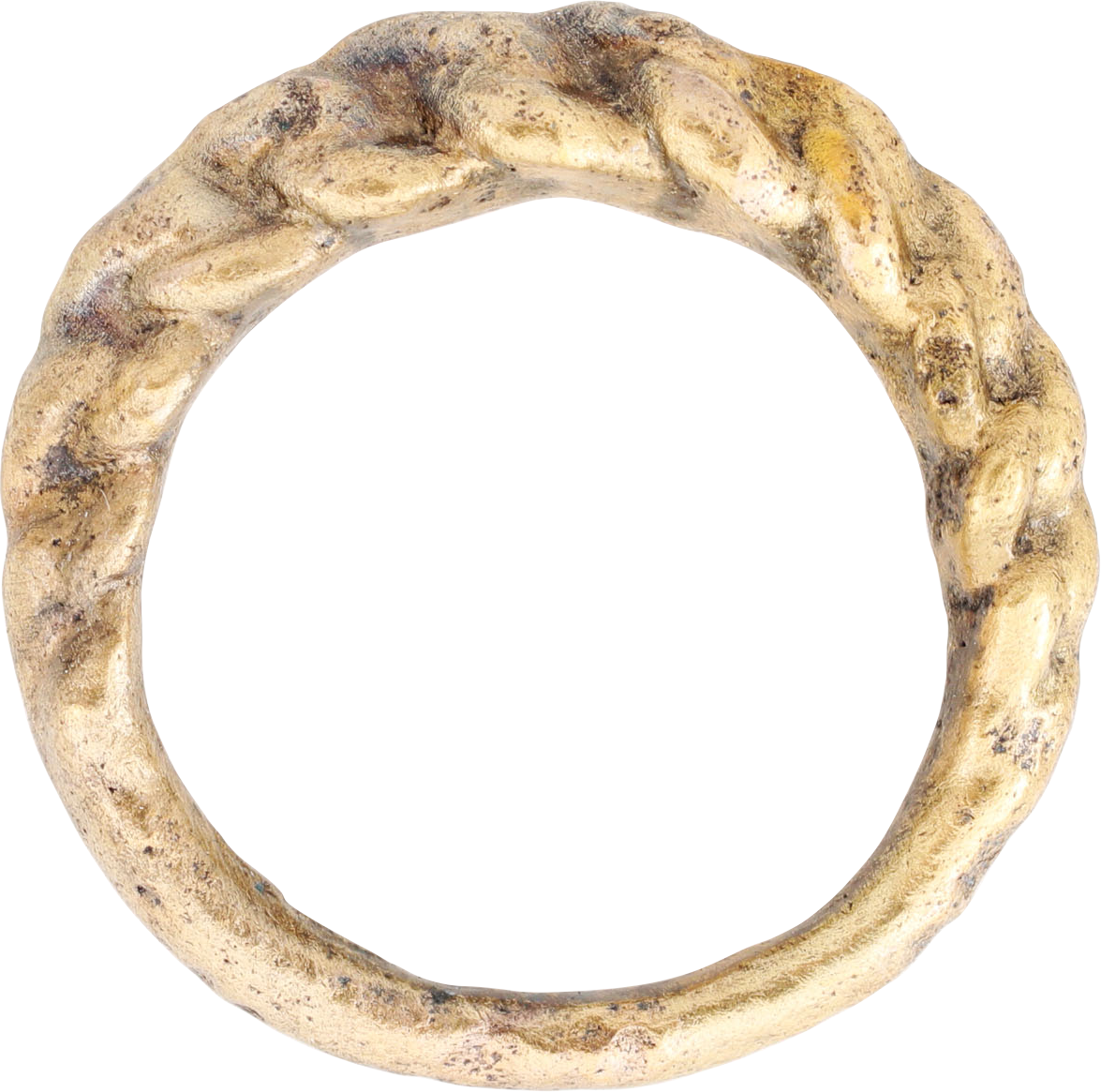 VIKING WARRIOR’S ROPED OR TWIST RING, C.866-1067 AD, SIZE 7 ½ - Fagan Arms