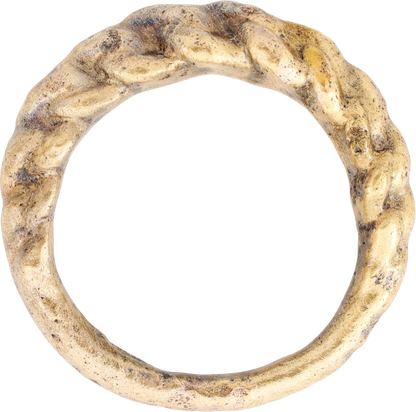 VIKING WARRIOR’S ROPED OR TWIST RING, C.866-1067 AD, SIZE 7 ½ - Fagan Arms