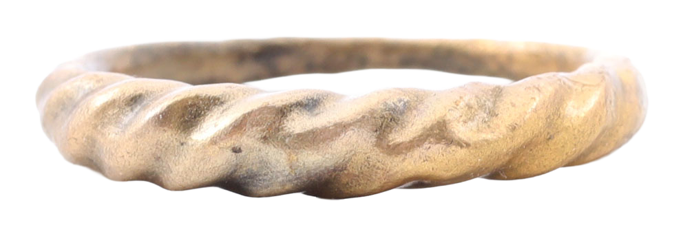 VIKING WARRIOR’S ROPED OR TWIST RING, C.866-1067 AD, SIZE 9 ¾ - Fagan Arms