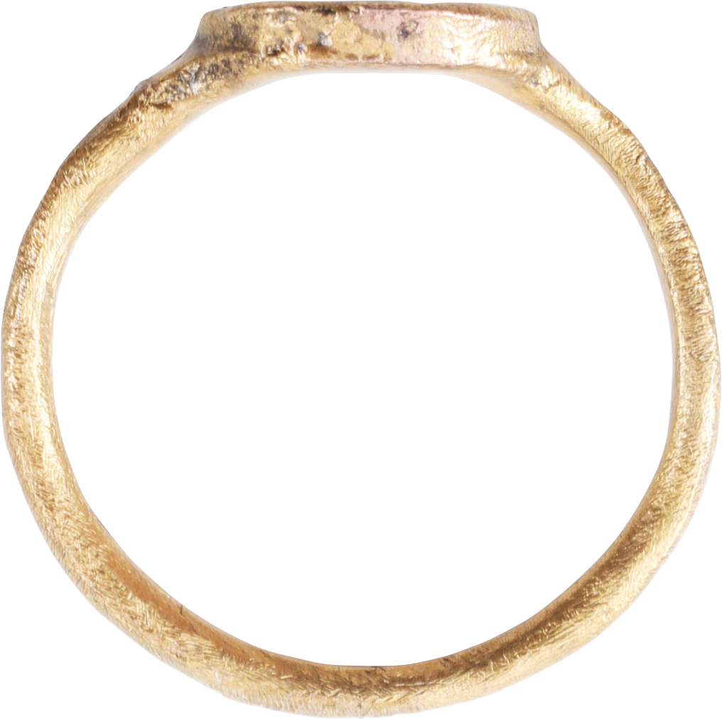 ROMAN SIGNET RING, C.100-450 AD, SIZE 8 3/4 - Fagan Arms