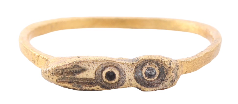 ROMAN EVIL EYE MYSTICAL RING, 1ST-3RD CENTURY AD, SIZE 7 ½ - Royalty Rings