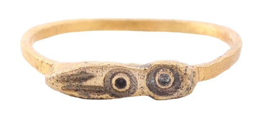 ROMAN EVIL EYE MYSTICAL RING, 1ST-3RD CENTURY AD, SIZE 7 ½ - Royalty Rings