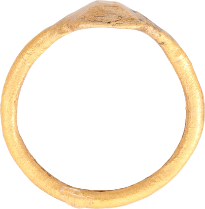 FINE ROMAN PROSTITUTE'S RING, C.100-300 AD, SIZE 7 1/2
