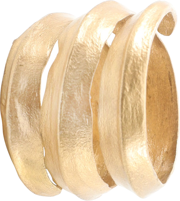 FINE VIKING COIL RING 850-1050 AD, SIZE 10 3/4 - Fagan Arms