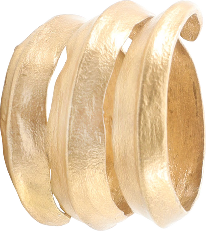 FINE VIKING COIL RING 850-1050 AD, SIZE 10 3/4 - Fagan Arms