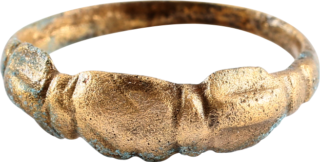 MEDIEVAL EUROPEAN WEDDING RING C.1500-1700, SIZE 7 ¼ - Fagan Arms