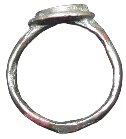 BYZANTINE WOMAN'S OR CHILD'S RING C.500 AD SIZE 4
