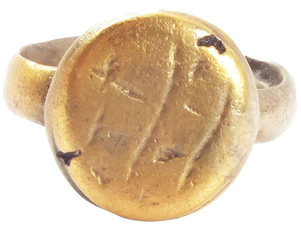 EARLY CHRISTIAN GIRL’S RING 7th-9th CENTURY AD SIZE 2 1/4 - Royalty Rings
