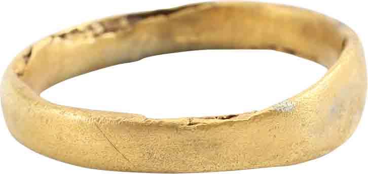 ANCIENT VIKING WEDDING RING C.850-1050 AD SIZE 9 1/2 - Royalty Rings