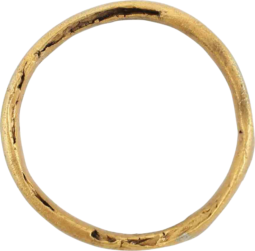 ANCIENT VIKING WEDDING RING C.850-1050 AD SIZE 9 1/2 - Royalty Rings