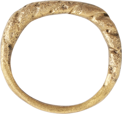 VIKING ROPED OR TWIST WEDDING RING C.866-1067 AD, SIZE 9 - Royalty Rings