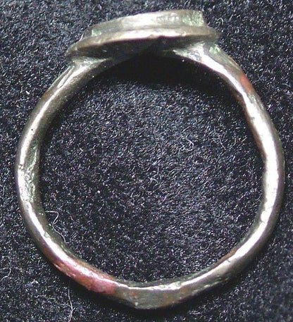 BYZANTINE WOMAN'S OR CHILD'S RING C.500 AD SIZE 4 - Picardi Jewelry