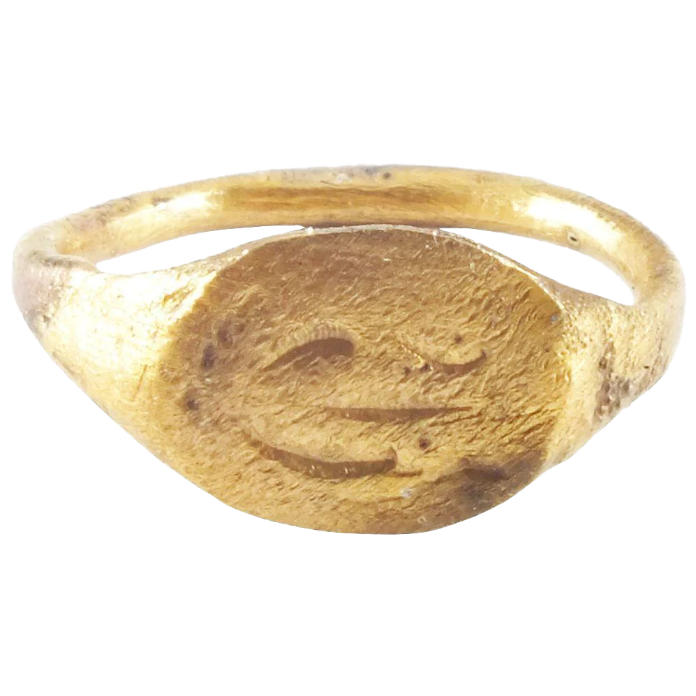 CHRISTIAN RING, 7th-10th CENTURY, SIZE 1 3/4 - Royalty Rings