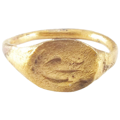 CHRISTIAN RING, 7th-10th CENTURY, SIZE 1 3/4 - Royalty Rings