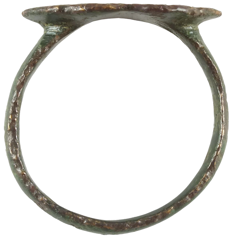 EARLY CHRISTIAN PILGRIM’S RING 8th CENTURY AD SIZE 8 - Royalty Rings