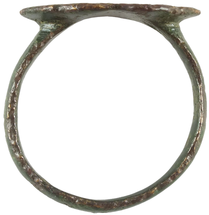 EARLY CHRISTIAN PILGRIM’S RING 8th CENTURY AD SIZE 8 - Royalty Rings