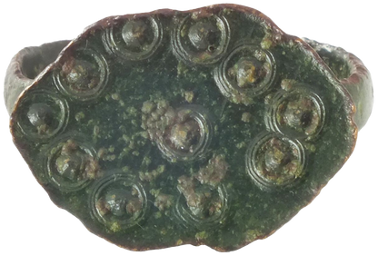 EARLY CHRISTIAN PILGRIM’S RING 8th CENTURY AD SIZE 8 - Royalty Rings