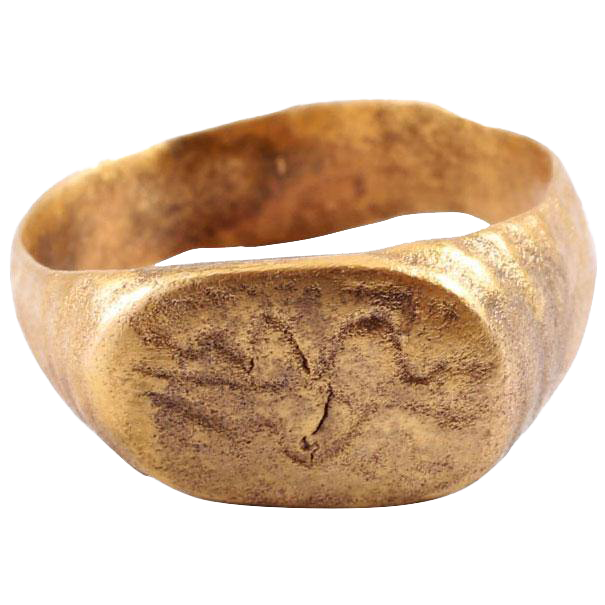 EARLY CHRISTIAN RING, 5th-11th CENTURY, SIZE 10 - Royalty Rings