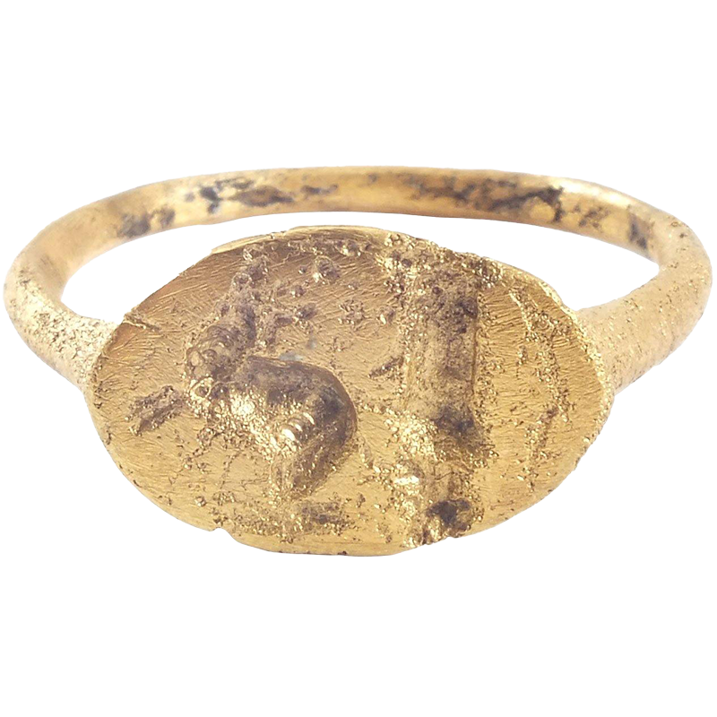 EARLY CHRISTIAN RING, 5th-11th CENTURY, SIZE 11 - Royalty Rings