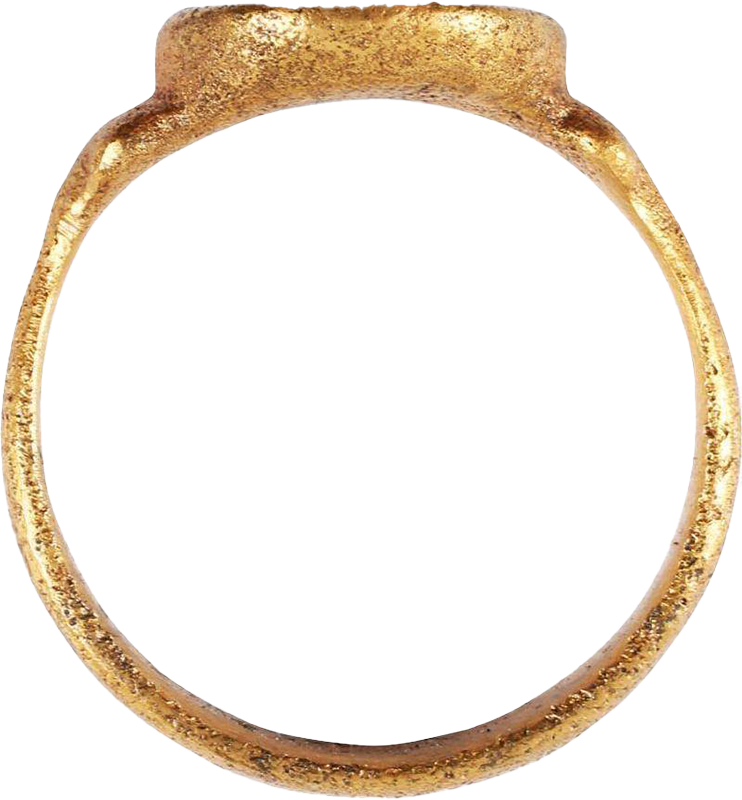 FINE MEDIEVAL MAN'S RING, 12th-13th CENTURY SIZE 10 3/4 - Royalty Rings