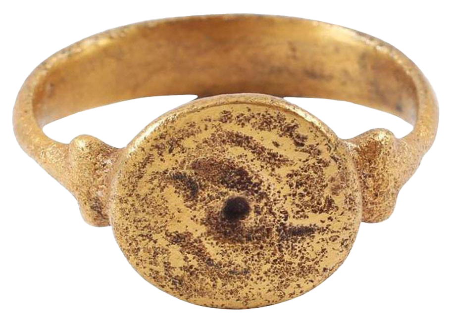 FINE MEDIEVAL MAN'S RING, 12th-13th CENTURY SIZE 10 3/4 - Royalty Rings