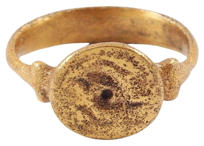 FINE MEDIEVAL MAN'S RING, 12th-13th CENTURY SIZE 10 3/4 - Royalty Rings